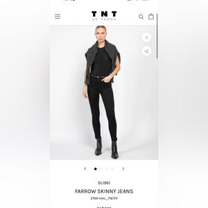 DL1961FARROW Cropped High Rise Skinny Jeans
